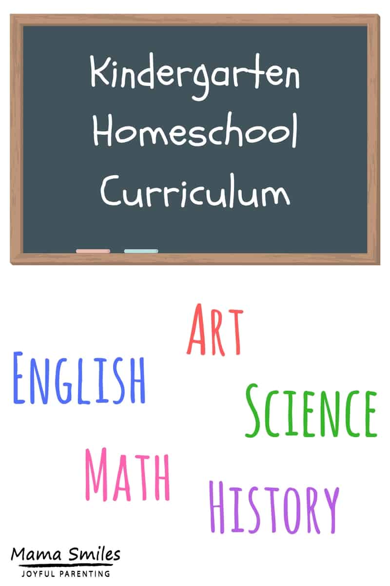 home school for kindergarten