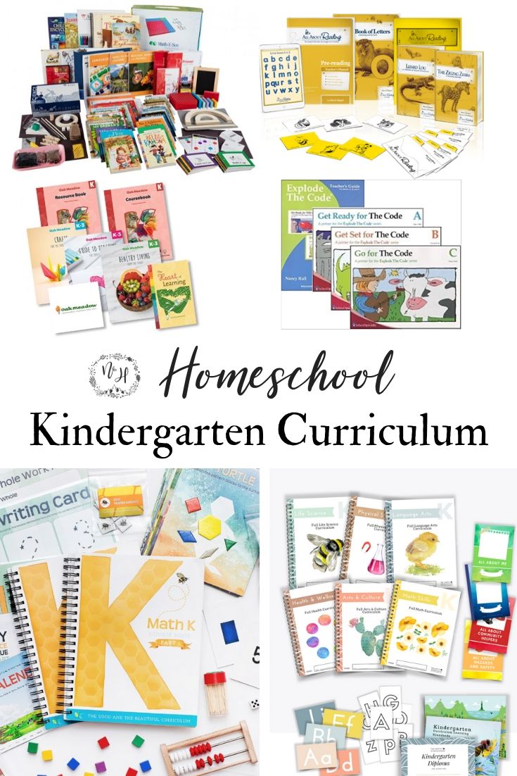 home school for kindergarten
