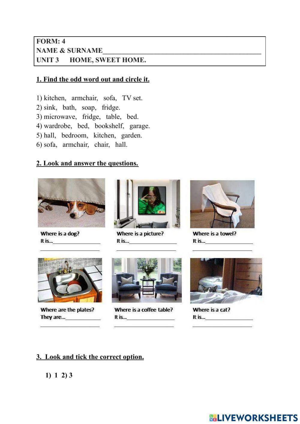 Free home sweet home math worksheet answers, Download Free home sweet