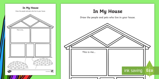 EYFS In My House Worksheet / Worksheet (Lehrer gemacht)