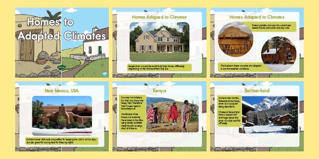 homes around the world worksheet