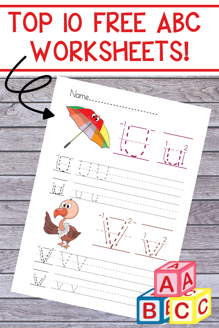 homeschool alphabet worksheet