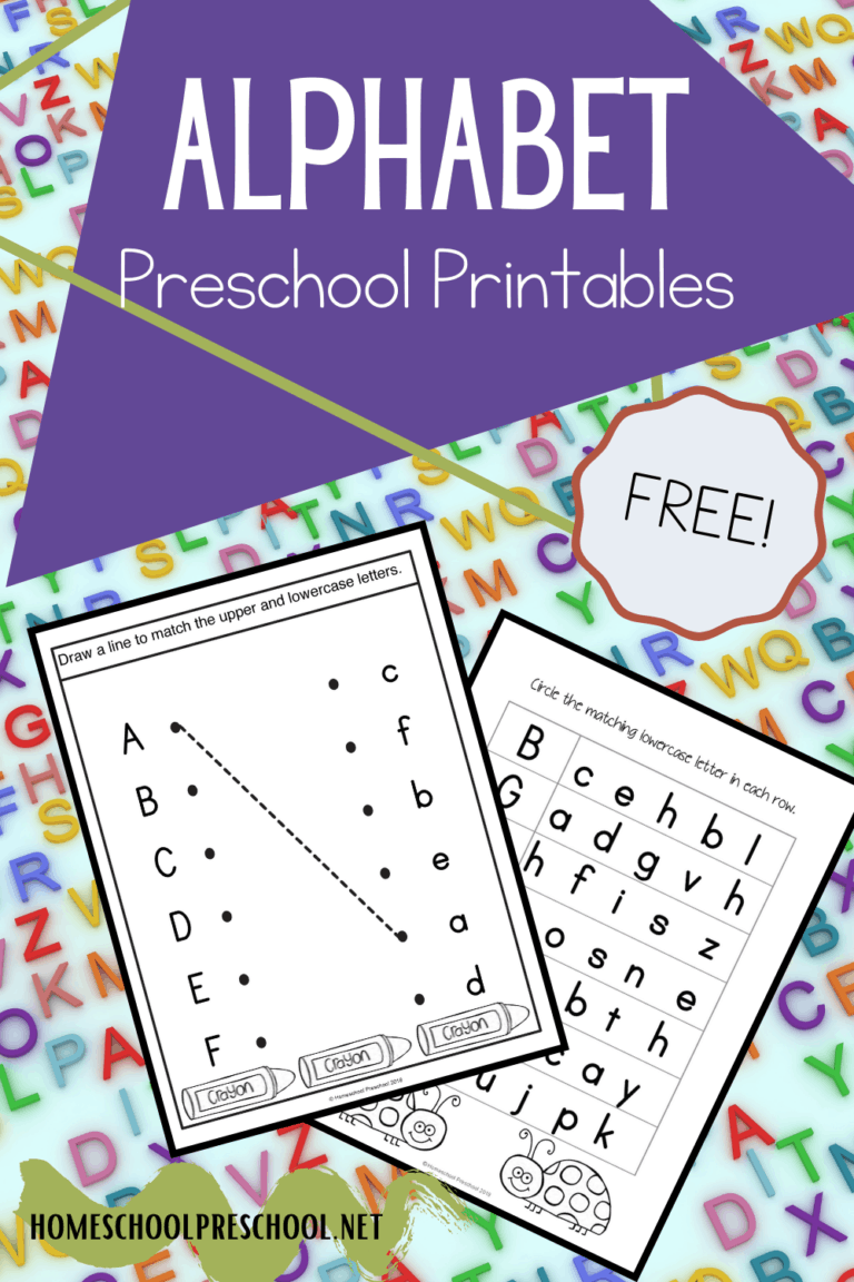 homeschool alphabet worksheet