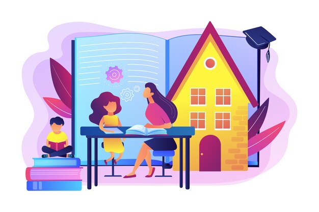Home school concept Vectors &  Illustrations for Free Download ...