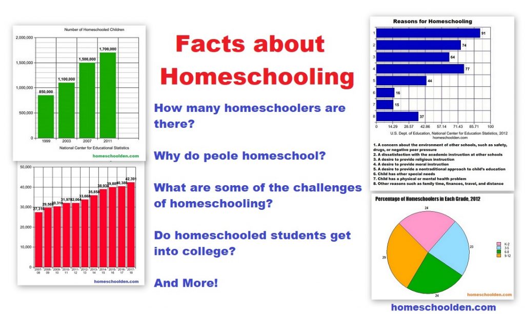 Facts about Homeschooling - How Many Homeschoolers are There? Do ...