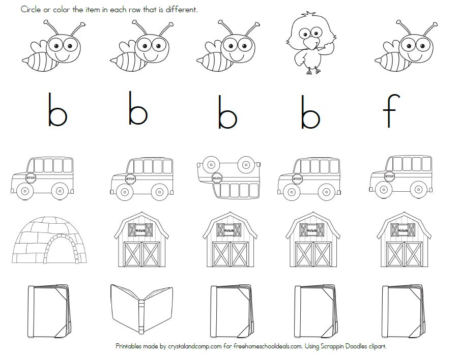 FREE LETTER B WORKSHEETS (instant download)