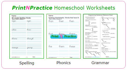 1000s of Homeschool Worksheets ⭐ Free Interactive Digital ...