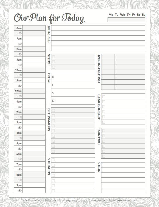 Free Printable Homeschool Planner - Five Js Homeschool