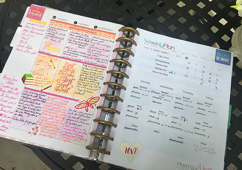 How to Use Your Happy Planner to Organize Your Homeschool ...