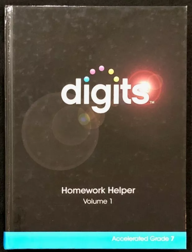 7th Grade (Accelerated) DIGITS MATH - Homework Helper Volume 1 ...