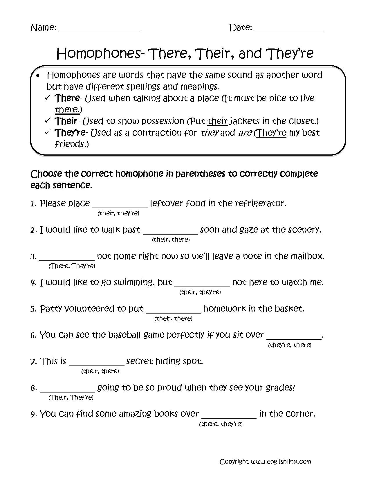 worksheets library | Homophones Worksheets