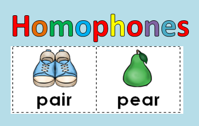 homophones clipart