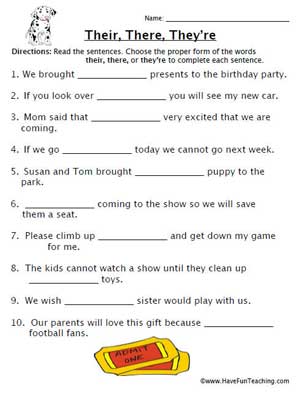 homophones worksheet 5th grade words