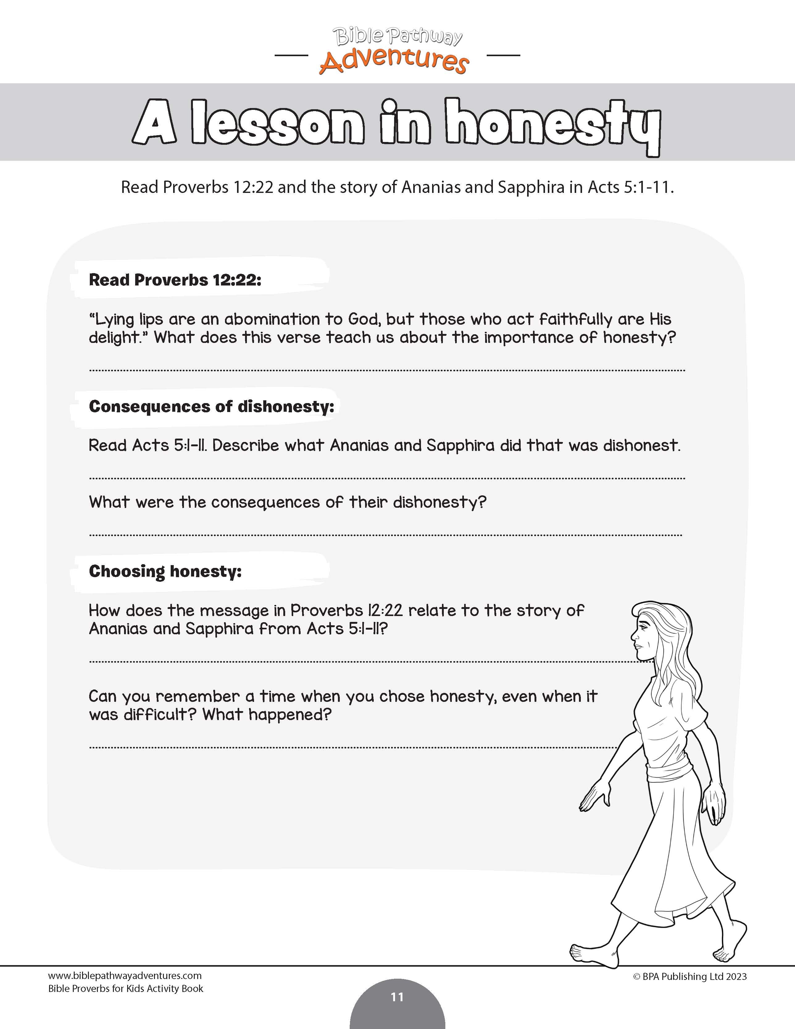 Honesty Bible Activity Book For Kids PDF Worksheets Library Honesty Bible Activity Book For Kids PDF Worksheets Library