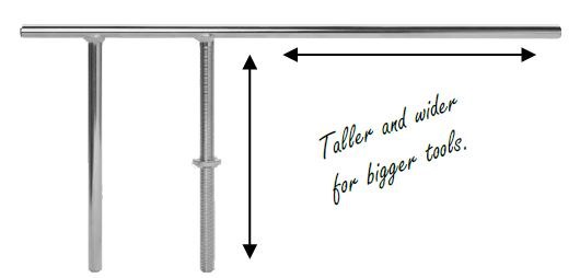 EXTENTED HORIZONAL SUPPORT BAR