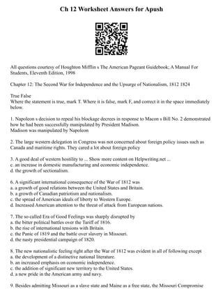 houghton mifflin printable worksheet