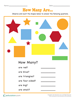 How Many Are... | Interactive Worksheet 