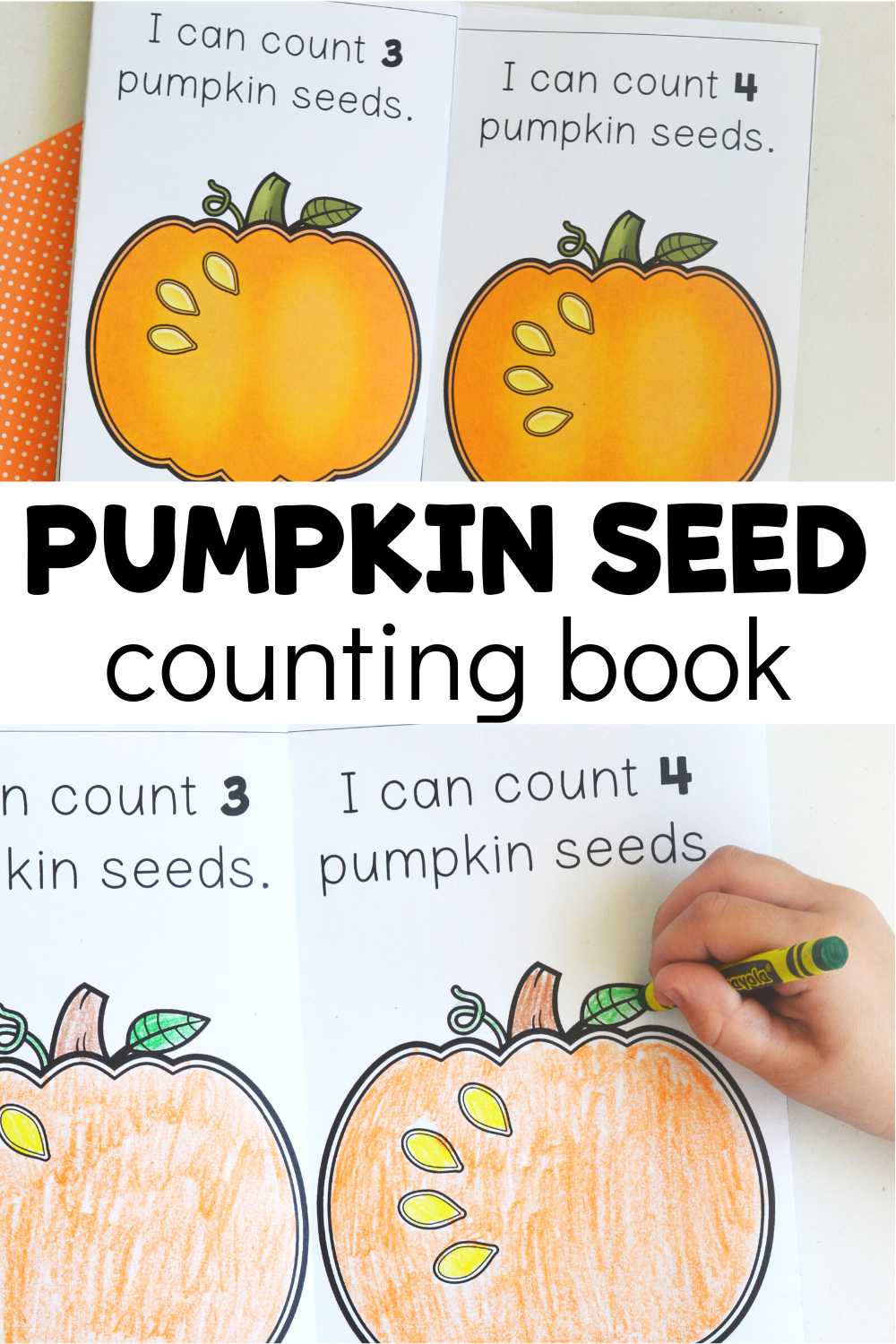 Pumpkin Seed Counting Book Free Printable - Fun-A-Day!