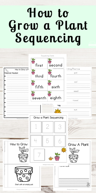 Add title How to Plant a Seed Step-by-Step Sequencing Worksheet FREE