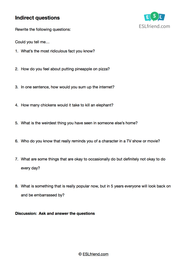 Provide Questions to My Answers - ELA Worksheets - SplashLearn