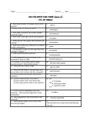 how the earth was made worksheet