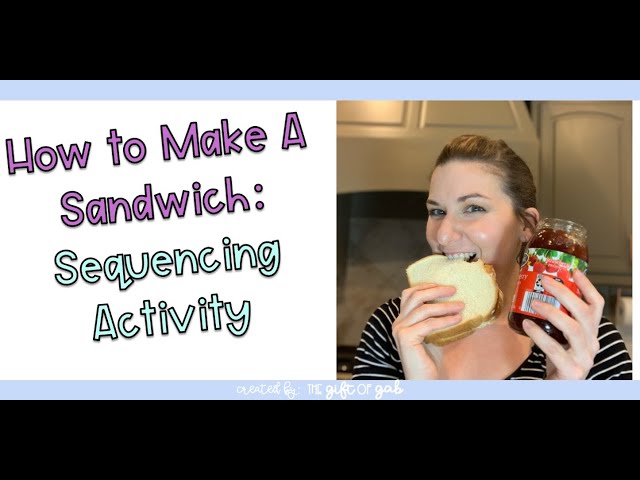 how to make a peanut butter and jelly sandwich worksheet