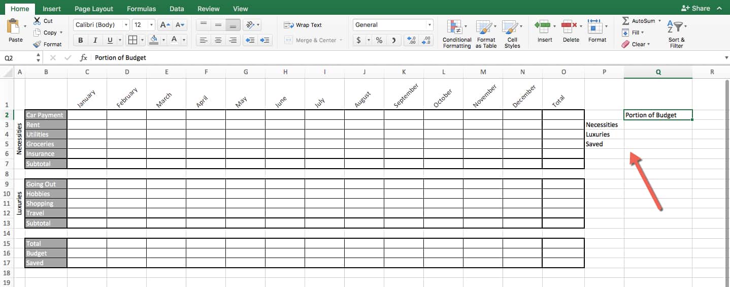 how to make a worksheet in excel