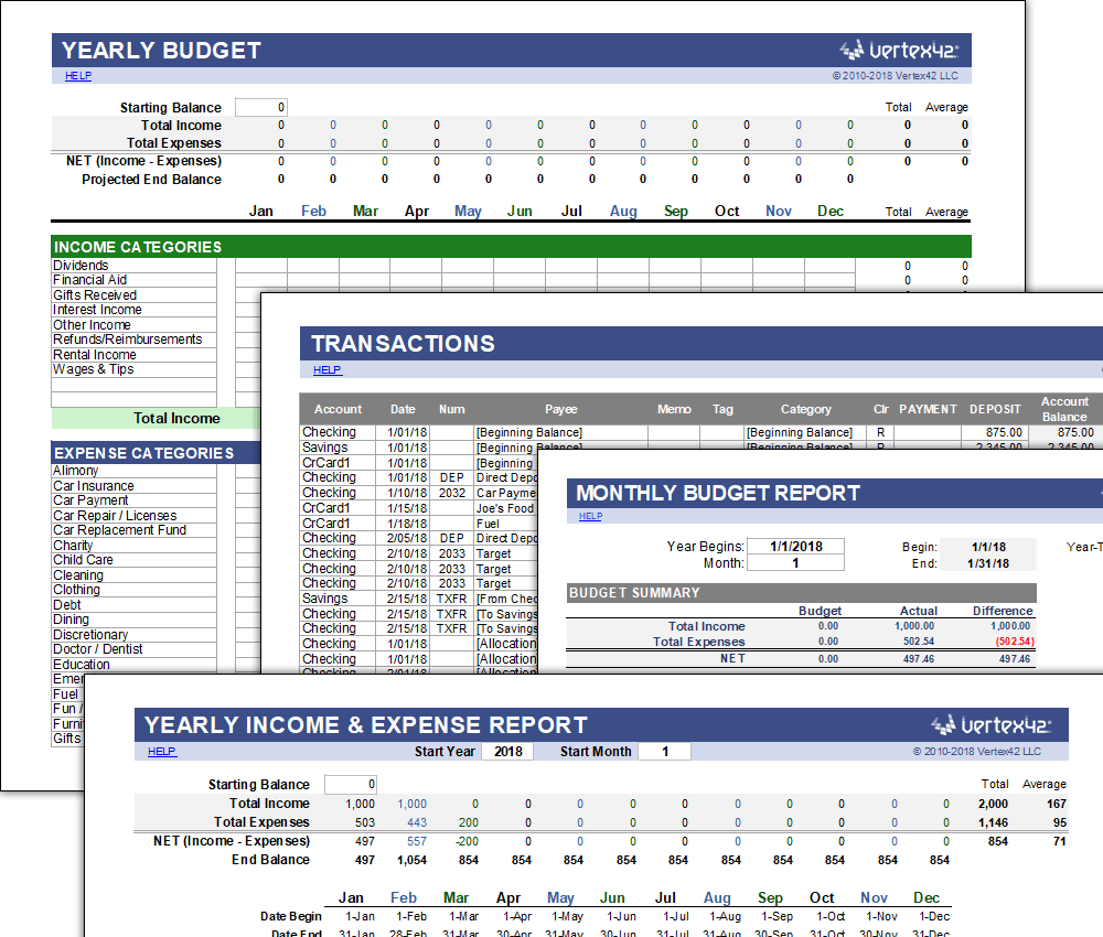 how to manage your money worksheet
