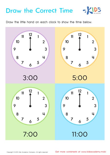 how to teach a child to tell time worksheet