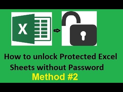 how to unprotect excel worksheet