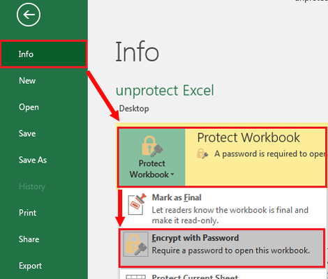 how to unprotect excel worksheet
