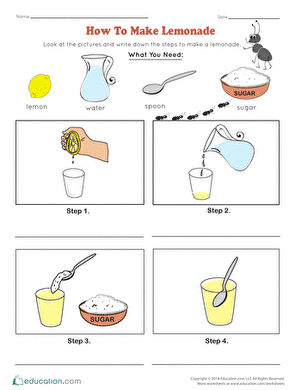 How to Make Lemonade | Worksheet 