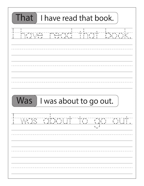 Premium Vector | Writing The Simple Sentences Alphabet Activity ...