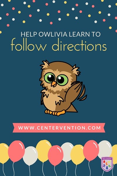 Following Directions Worksheets - Centervention®
