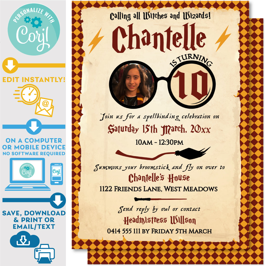 Harry Potter Birthday Party — Casa de Casey