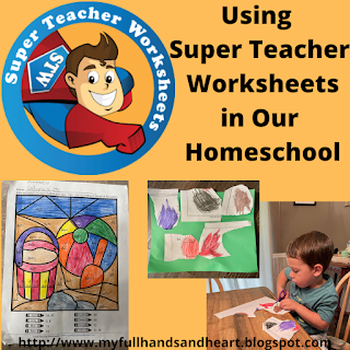 My Full Heart: Using Super Teacher Worksheets in our Homeschool ...
