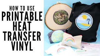 ESSMO™ 24 Wide Heat Transfer Vinyl Printable HTV Sheet Roll T ...