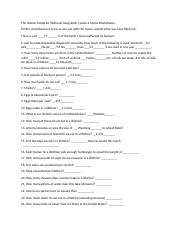 human footprint worksheet