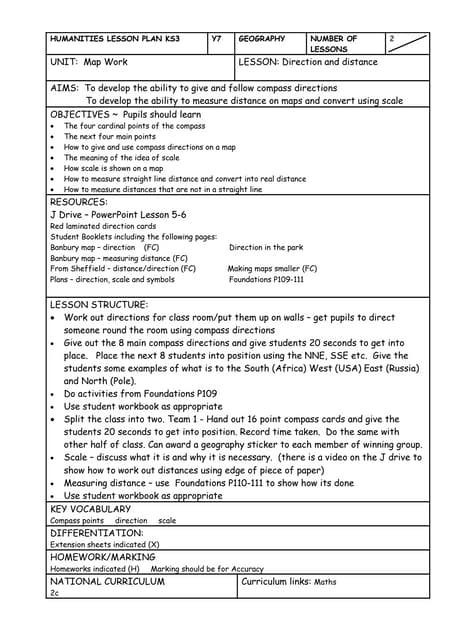 humanities lesson plans for 6th grade