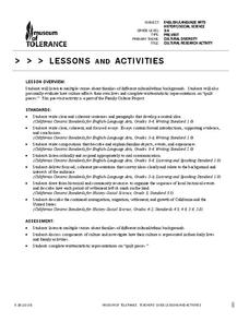 humanities lesson plans for 6th grade