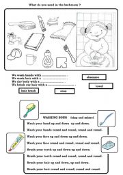 HYGIENE WORKSHEET - ESL worksheet by subforlove