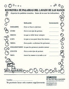 hygiene worksheet