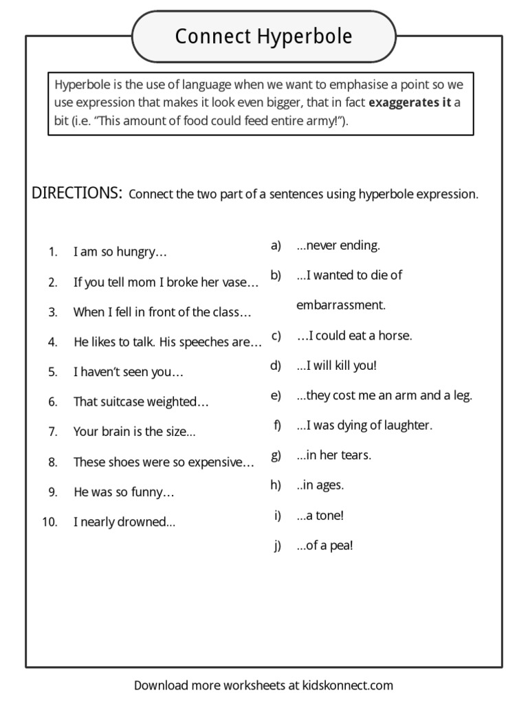 Free hyperbole activities for 4th grade, Download Free hyperbole