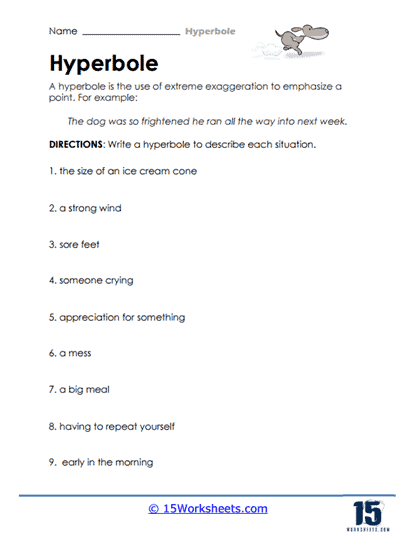 Hyperbole Worksheets - 15 Worksheets Library