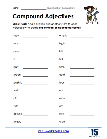 Hyphens Worksheets - 15 Worksheets Library