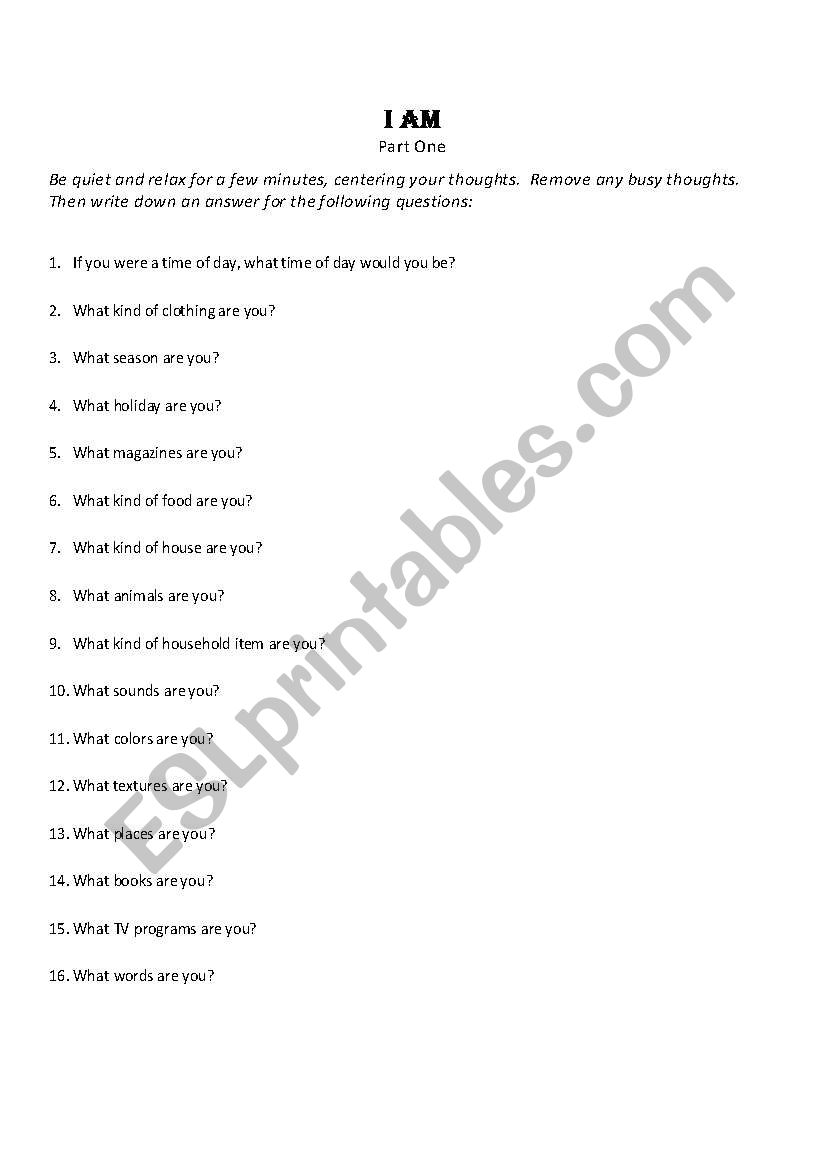 English worksheets: Where I´m From Poem--Template