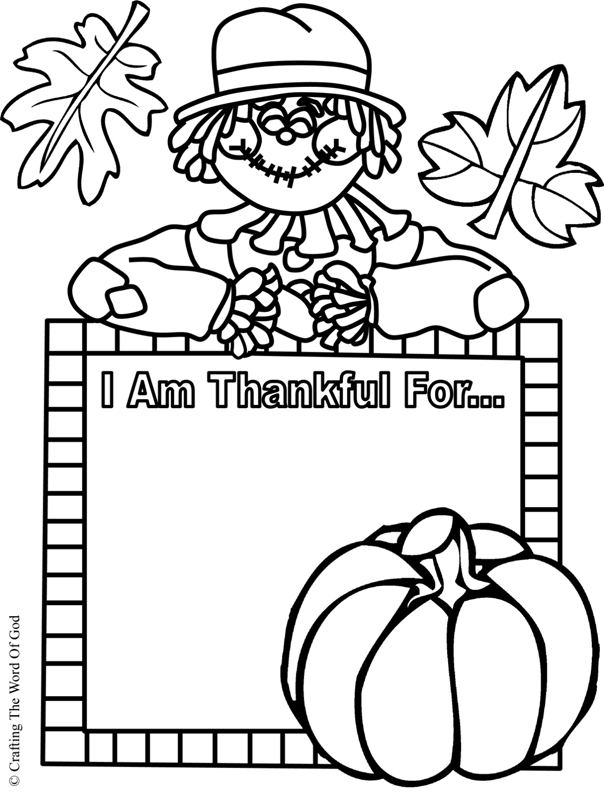 i am thankful for worksheet
