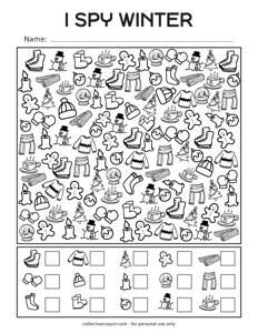 i spy worksheet free printables