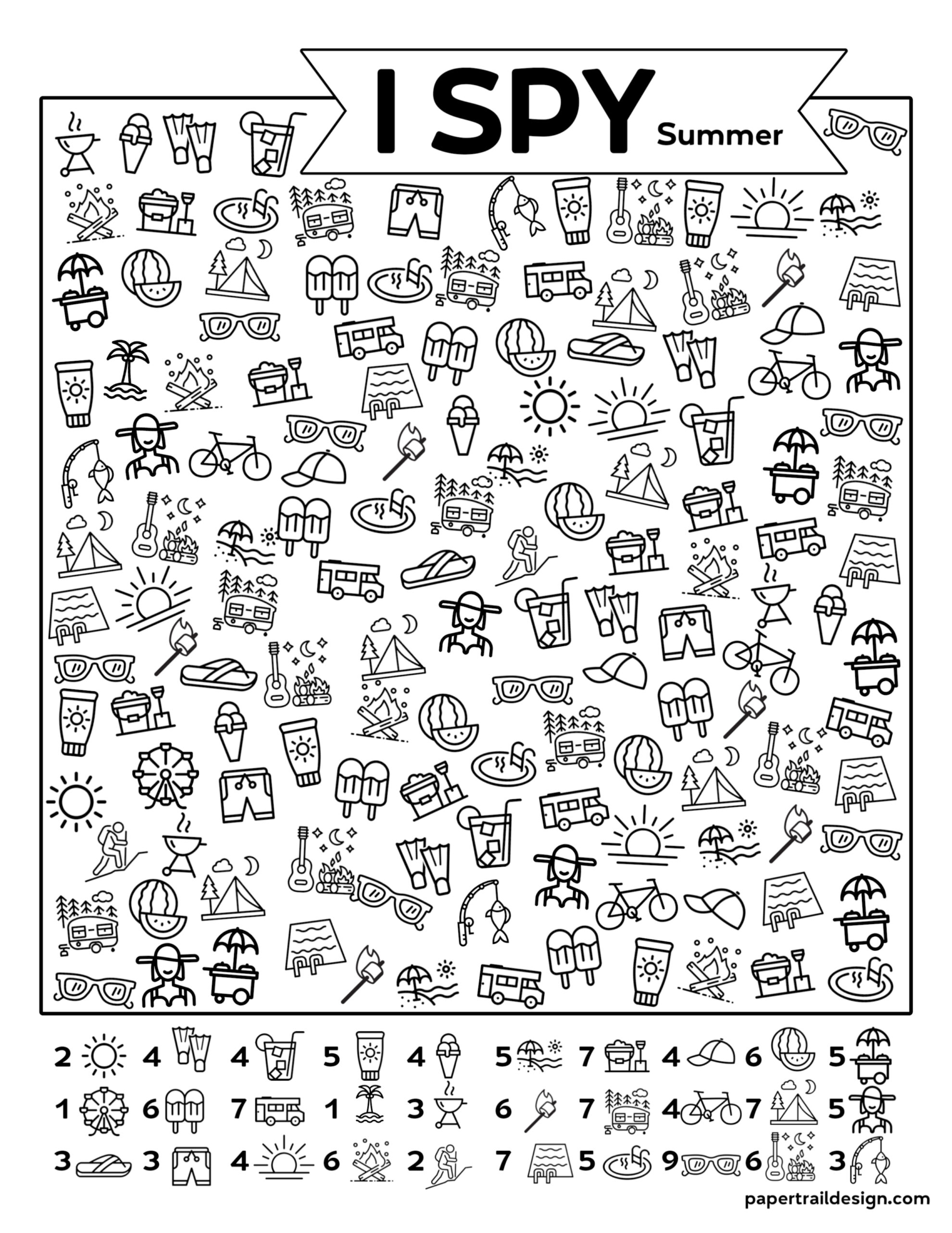 I Spy Activity Worksheet Worksheets Library
