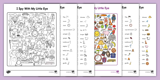 I Spy Printable PDF | Key Skills Game | Letters and Sounds